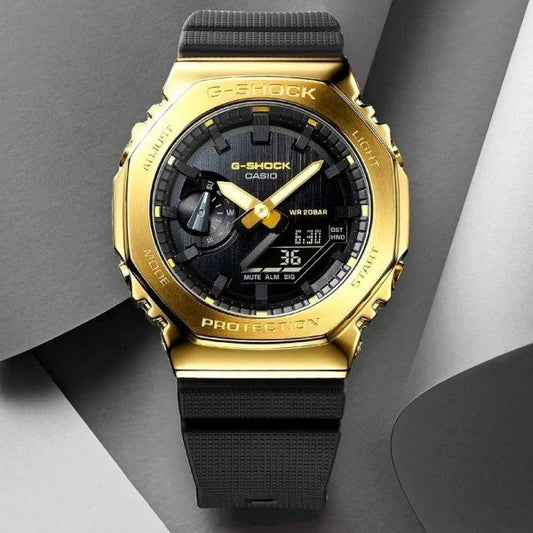 Casio G Shock Gm2100 GOLD & BLACK